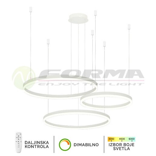 Forma LED viseća lampa F2047-130C WH