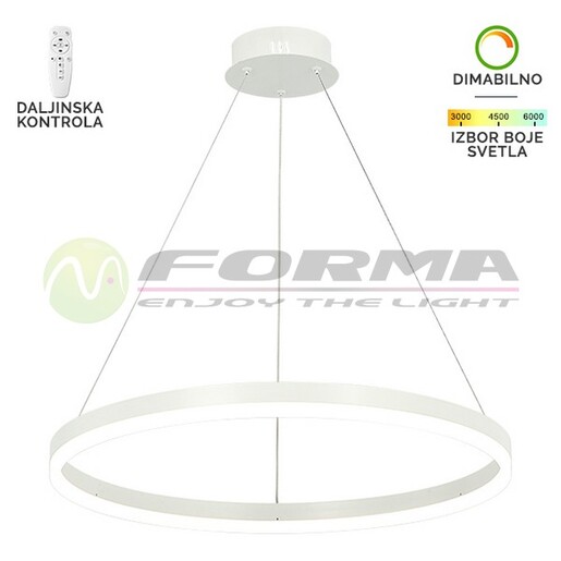 Forma LED visilica F2047-44V WH