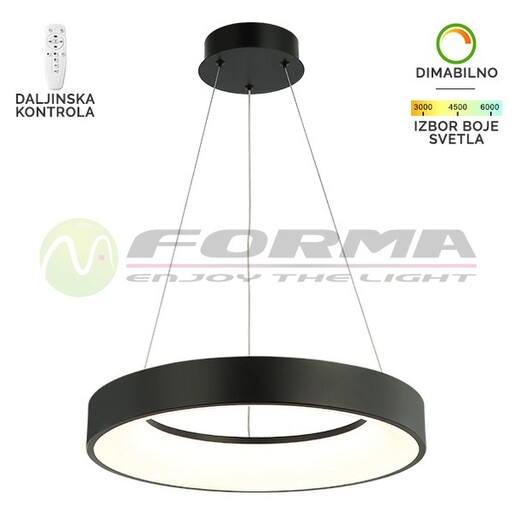 Forma LED visilica F2049-66V BK