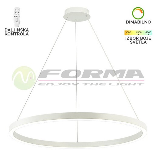 Forma LED visilica F2048-70V WH