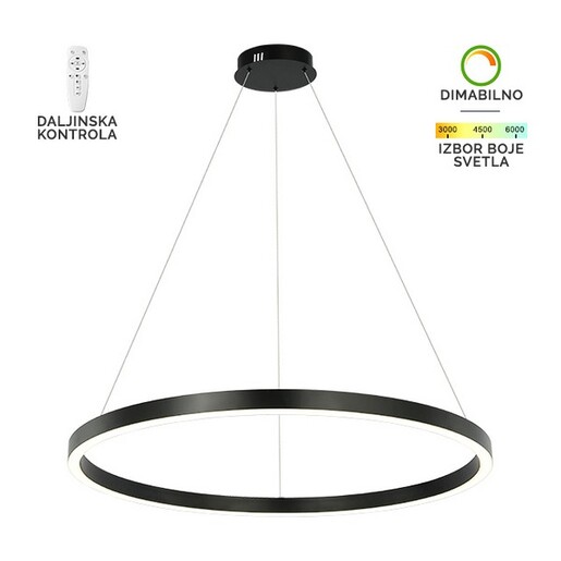 Forma LED visilica F2048-70V BK