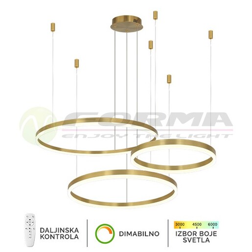 Forma LED viseća lampa F2047-130C SG