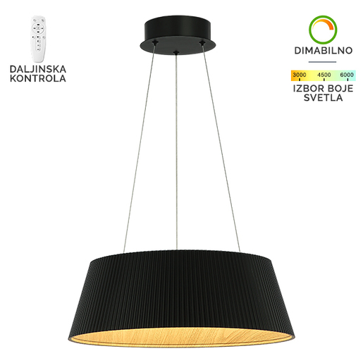 Forma LED visilica FK2003-62V BK