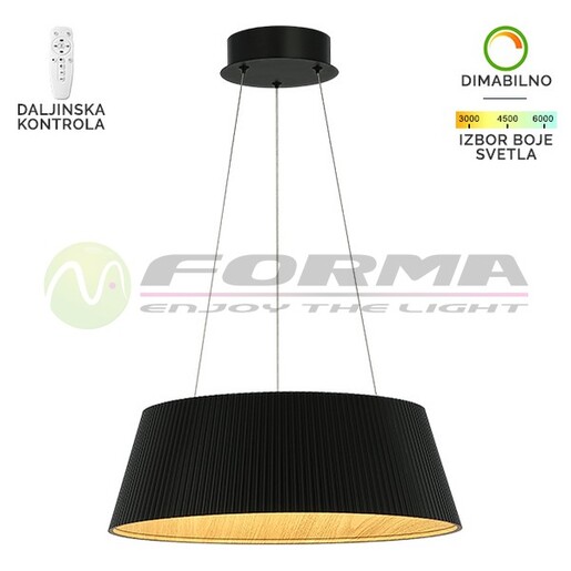 Forma LED visilica FK2003-62V BK