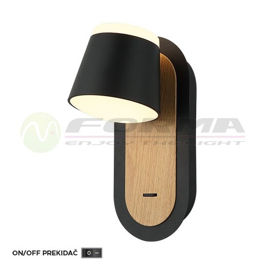 Forma LED zidna lampa F2077-8Z BK+WD