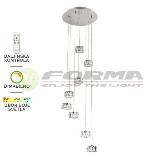 Forma LED visilica KP6008-80V