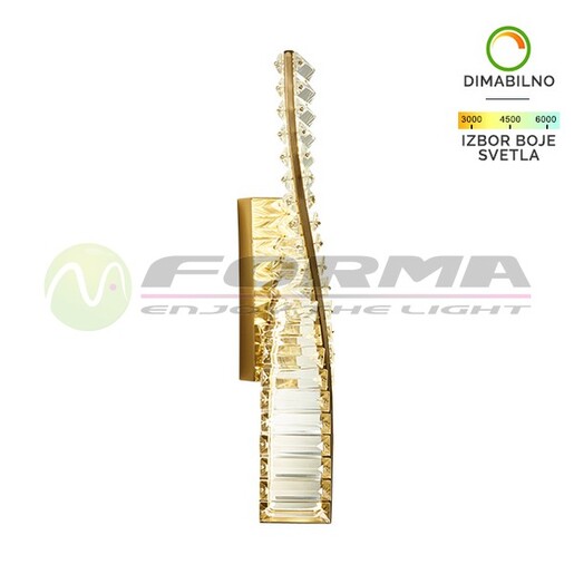 Forma LED zidna lampa KP6046-18Z
