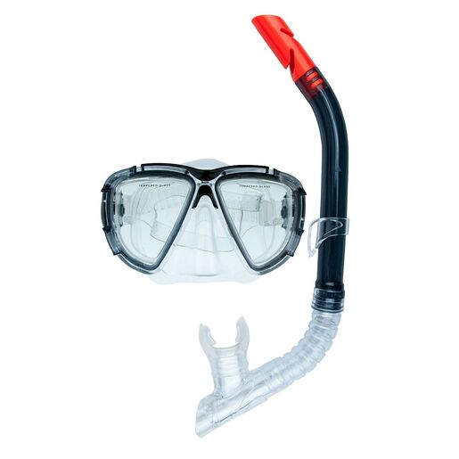 Maska za ronjenje sa disalicom, silikon, 2 boje