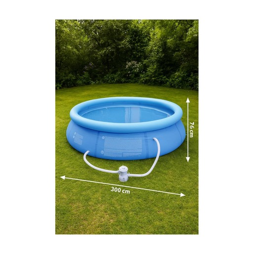 Avenli bazen, 300x76 cm, prsten, sa pumpom