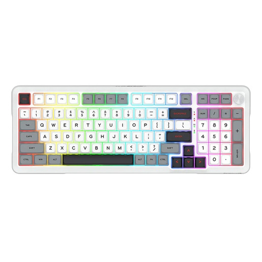 Tastatura Redragon Bragi Pro K688 Wired/2.4G/BT Mechanical White