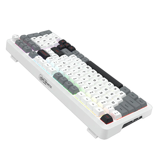 Tastatura Redragon Bragi Pro K688 Wired/2.4G/BT Mechanical White