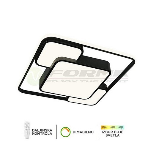 Forma LED plafonska lampa F2823-50C BK