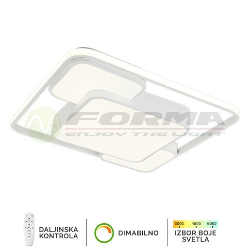Forma LED plafonska lampa F2823-50C WH