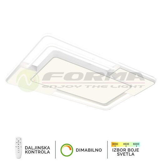 Forma LED plafonska lampa F2823-128C WH
