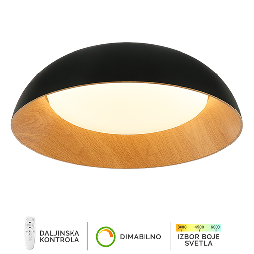 Forma LED plafonska lampa FK2005-66C BK