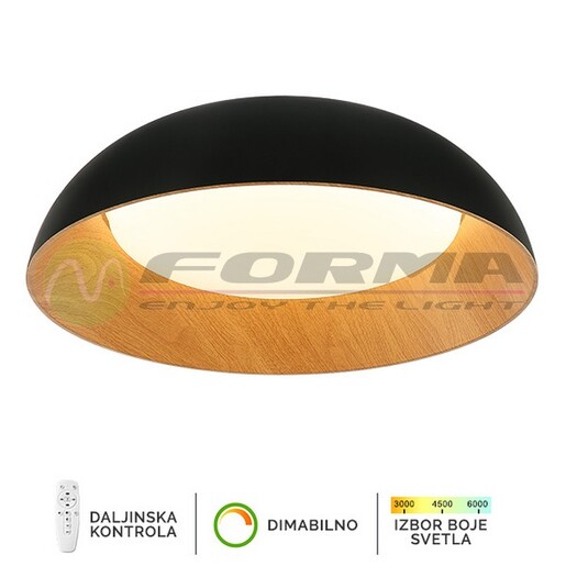 Forma LED plafonska lampa FK2005-66C BK