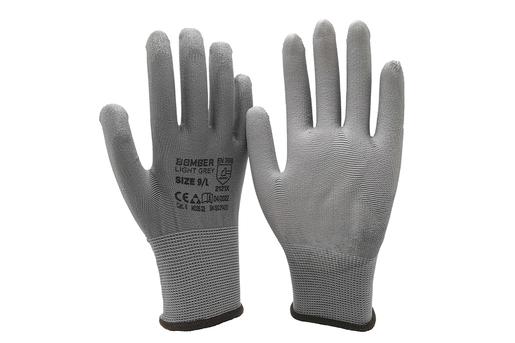 Bomber Rukavice light grey 10