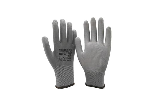 Bomber Rukavice light grey 8