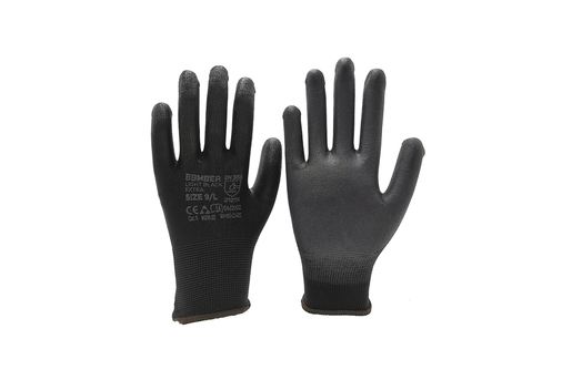 Bomber Rukavice light black 8 extra