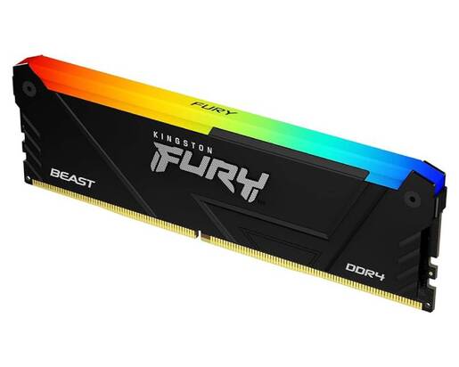 KINGSTON RAM Memorija DIMM DDR4 16GB 3600MT/s KF436C18BB2A/16 Fury Beast RGB Black