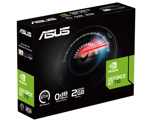 Grafička karta ASUS nVidia GeForce GT 710 2GB 64bit GT710-SL-2GD5-BRK-EVO GDDR5