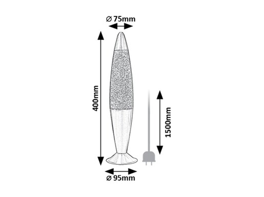 Rabalux Glitter2 lava lampa 76115