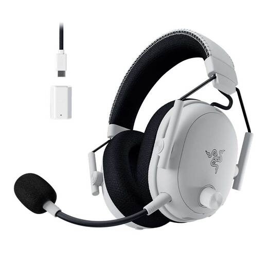Slušalice Razer BlackShark V3 Pro - Wireless ANC Esports Headset - White Edition - FRML Packaging