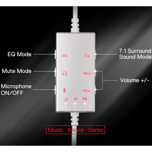 Slušalice Redragon Aurora Wired Headset White