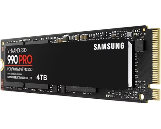 SSD SAMSUNG 4TB M.2 NVMe MZ-V9P4T0BW 990 Pro Series