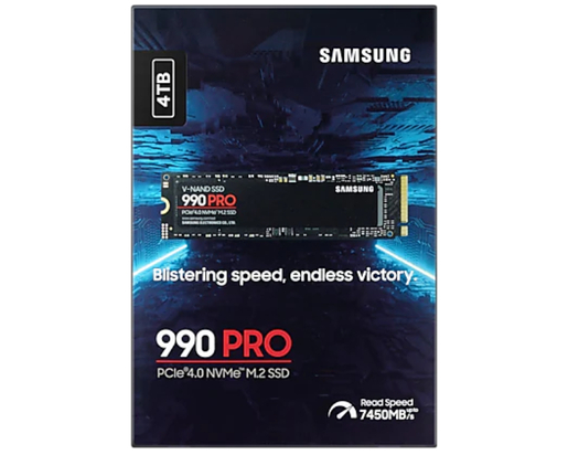 SSD SAMSUNG 4TB M.2 NVMe MZ-V9P4T0BW 990 Pro Series