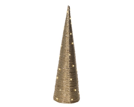 DekorDom novogodišnja dekoracija - led cone 60cm 489378 - gold - kmg