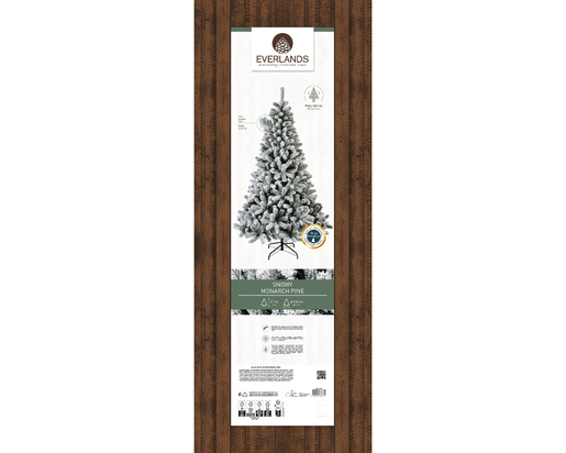 DekorDom Novogodišnja jelka monarch pine snowy 210cm