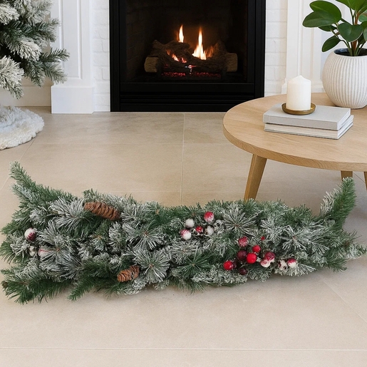 DekorDom Novogodišnja girlanda windham frosted - 270cm