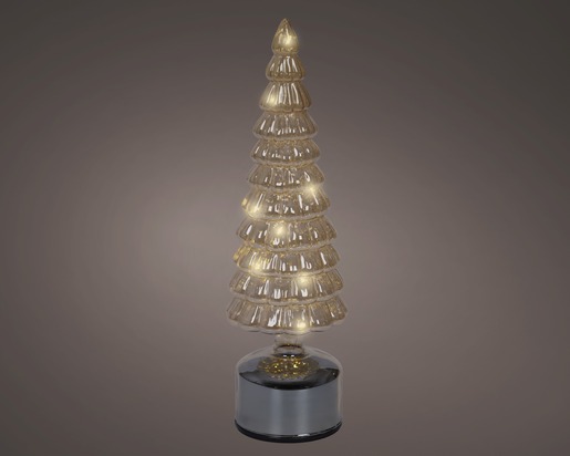 DekorDom novogodišnja dekoracija - led rotating tree 35cm 489835 - amber - kmg