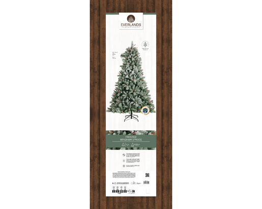 DekorDom Novogodišnja jelka windham frosted 210cm