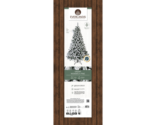 DekorDom Novogodišnja jelka monarch pine snowy 150cm