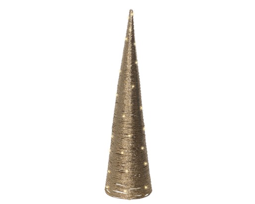 DekorDom novogodišnja dekoracija - led cone 80cm 489379 - gold - kmg
