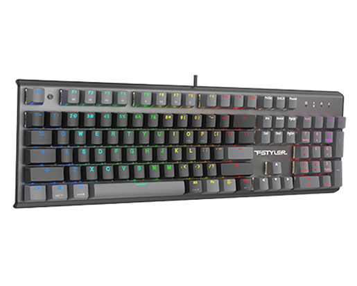 Tastatura A4 TECH FS100 FSTYLER USB Neon Backlit US crna