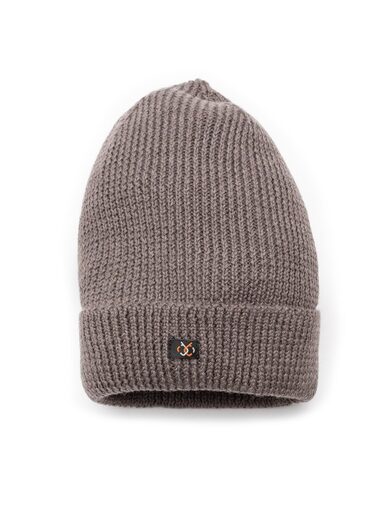 UNISEX kapa Merino Beanie siva