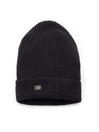 UNISEX kapa Merino Beanie crna