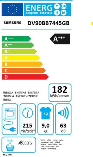 Samsung inverter mašina za sušenje veša DV90BB7445GBS7