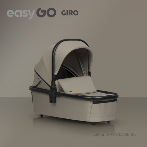 EURO CART EASY GO GIRO 2U1 KOLICA ZA BEBE SAVANA BEIGE W/EA/GIRO/SB