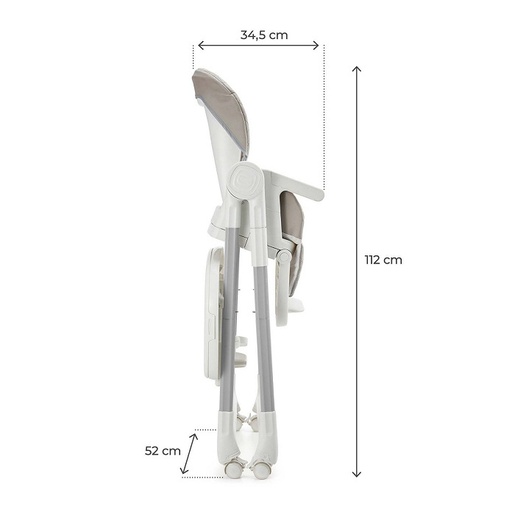 Kinderkraft stolica za hranjenje TULO beige KHTULO00BEG0000