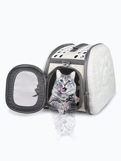 BOLZZ TRANSPORTNA TORBA ZA KUCNE LJUBIMCE LUX DARK GRAY BOLPETBAGLCG