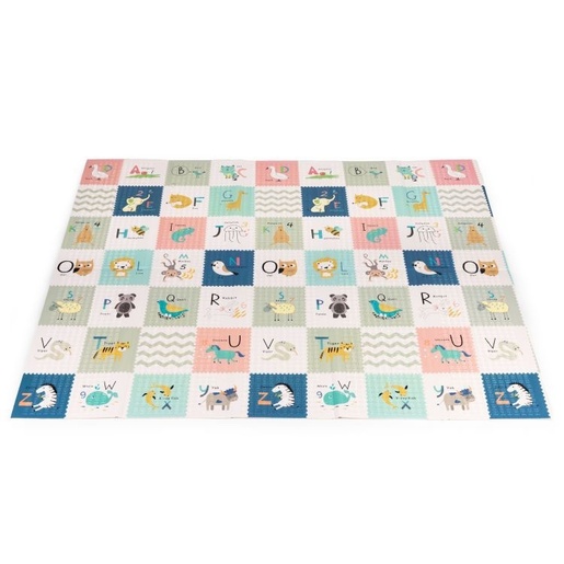 ECO TOYS Edukativna podloga za igru sa dva lica, sklopiva sa torbom 200X180 ECOEVA023