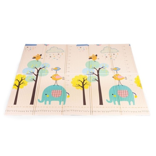 ECO TOYS Edukativna podloga za igru sa dva lica, sklopiva sa torbom 200X180 ECOEVA023