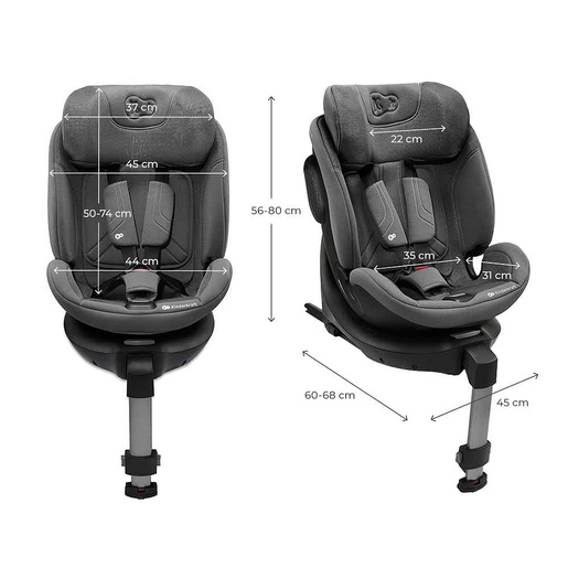 Kinderkraft auto sediste XRIDER 2 i-Size GREY KCXRID02GRY0000