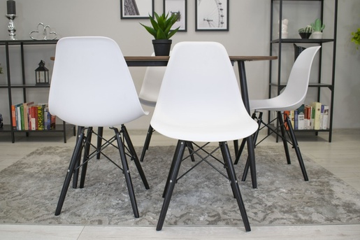 BOLZZ MILANO SET 4 STOLICE WHITE BLACK 3589_1-OSAKA-TO