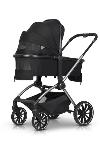 EURO CART EASY GO GIRO 2U1 KOLICA ZA BEBE EBONY BLACK W/EA/GIRO/EB