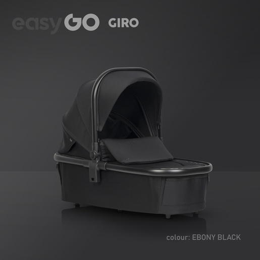 EURO CART EASY GO GIRO 2U1 KOLICA ZA BEBE EBONY BLACK W/EA/GIRO/EB